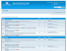 Tablet Screenshot of forum.escrow-fraud.com